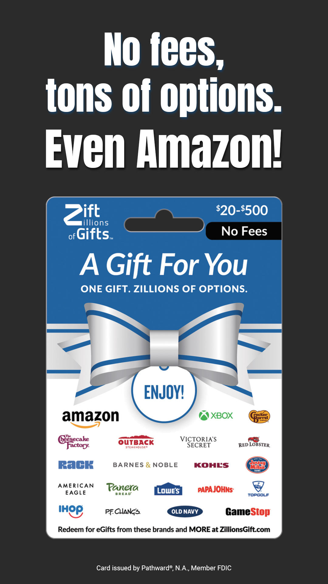 Zift Zillions of Gifts Facebook ad from Jul 7, 2026