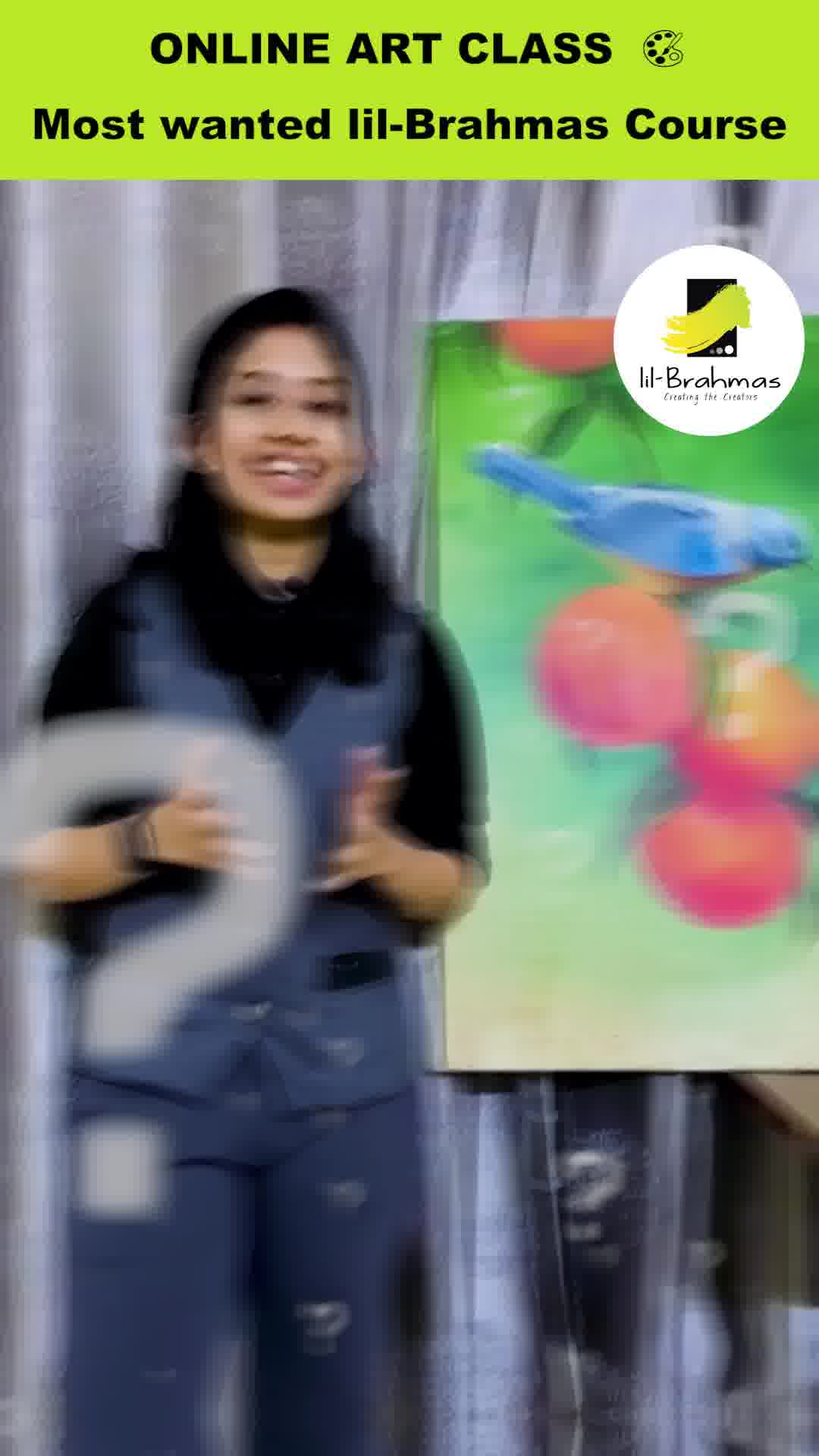 Lil Brahmas Facebook ad: Not Just Art Classes, A Foundation for Life