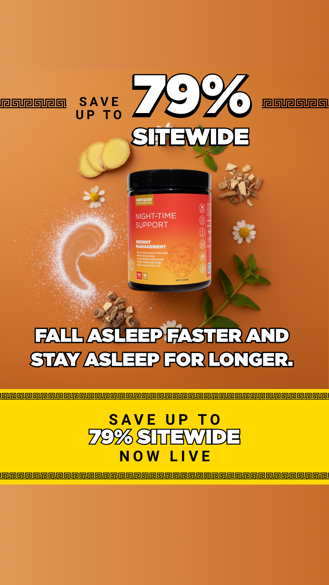 Hercules Supplements Aust Facebook ad