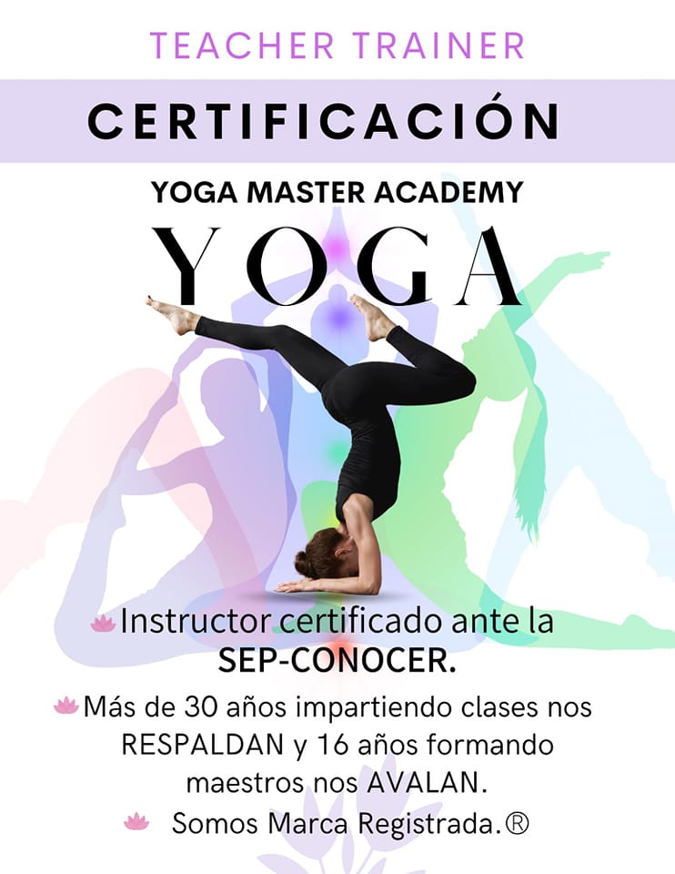 YMA Yoga Master Academy Online Facebook ad: CERTIFICACIÓN.