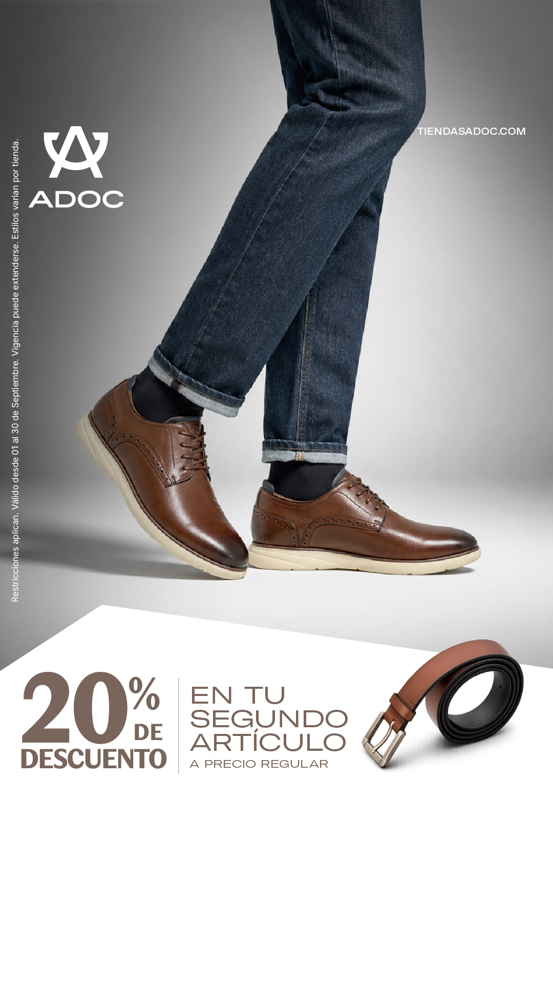 ADOC Costa Rica Facebook ad: 20% OFF en tu segundo estilo