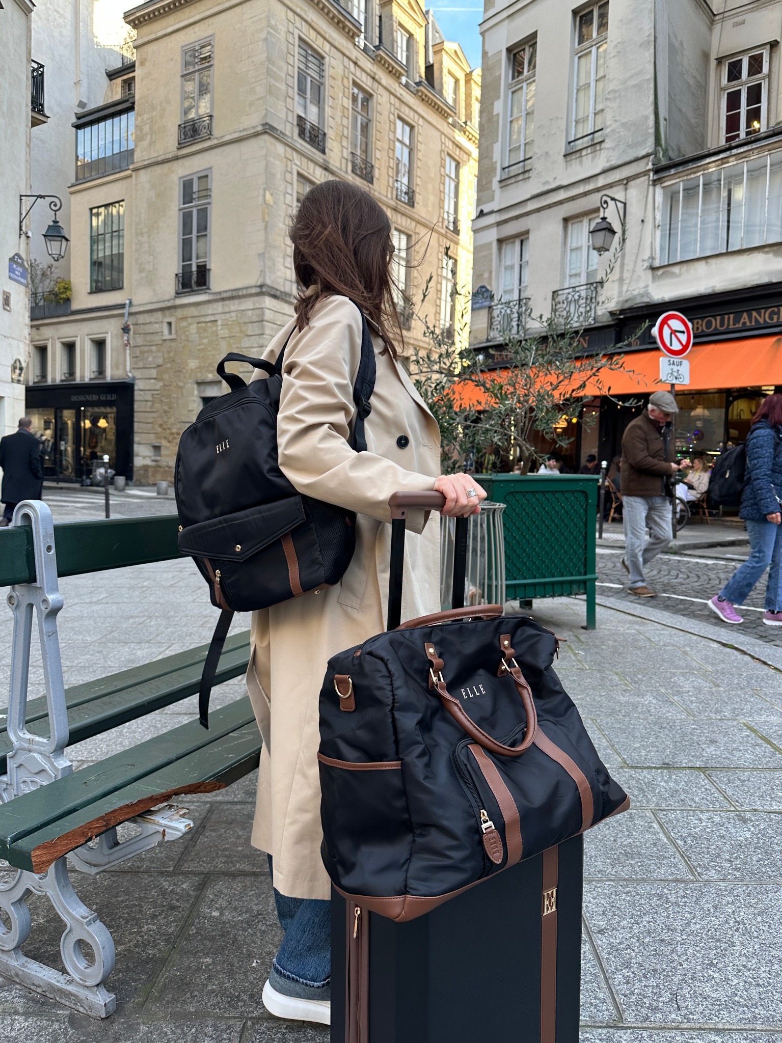 Elle Boutique Facebook ad: Travel in style with ELLE Luggage, now available…