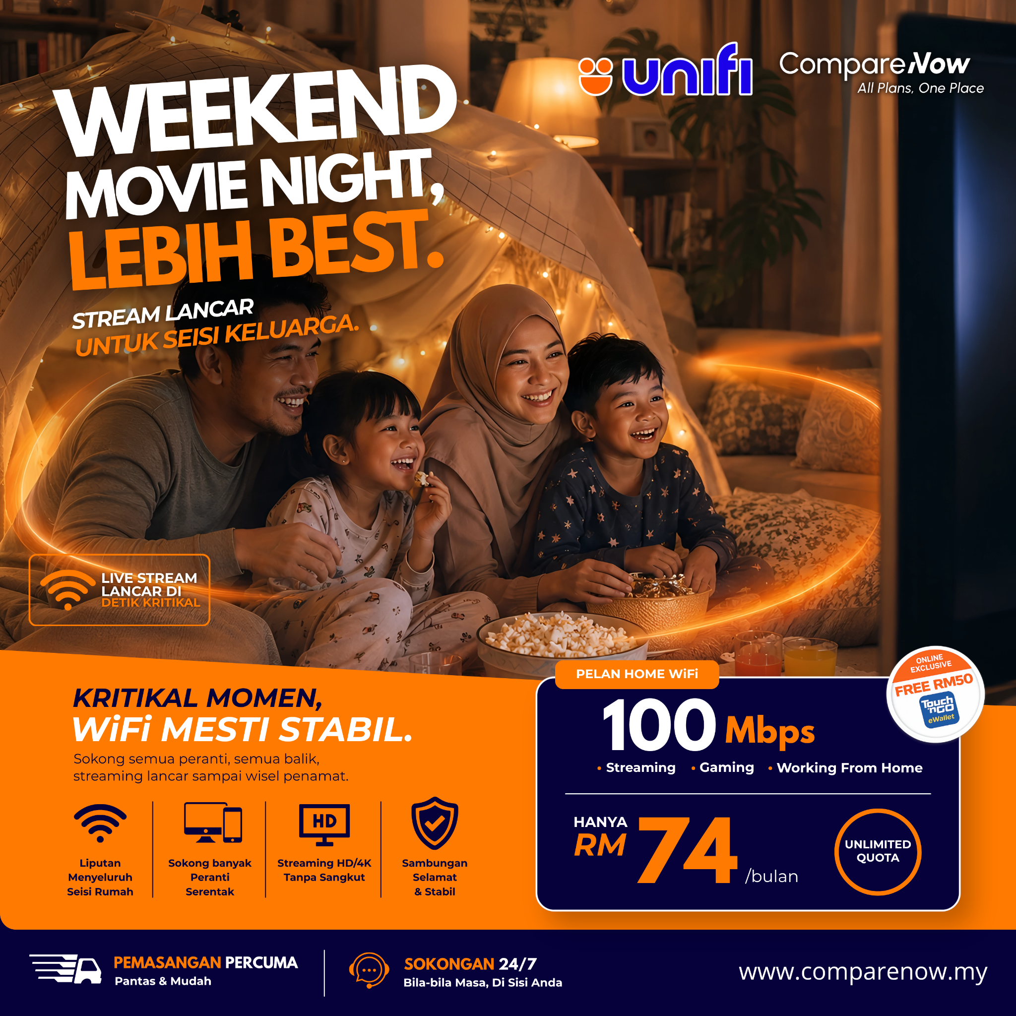 CompareNow Facebook ad