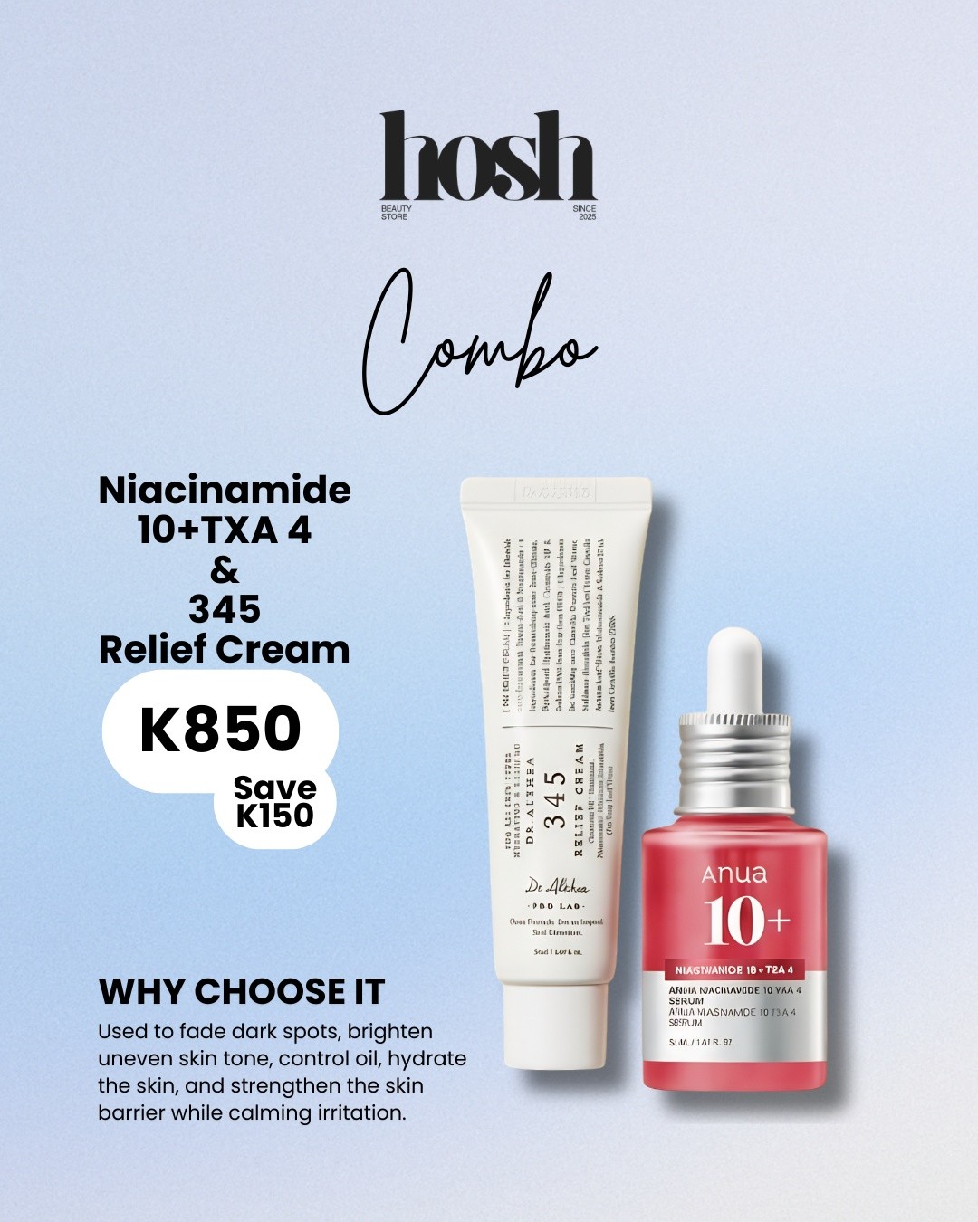 Hosh Facebook ad: Reach your skin goals