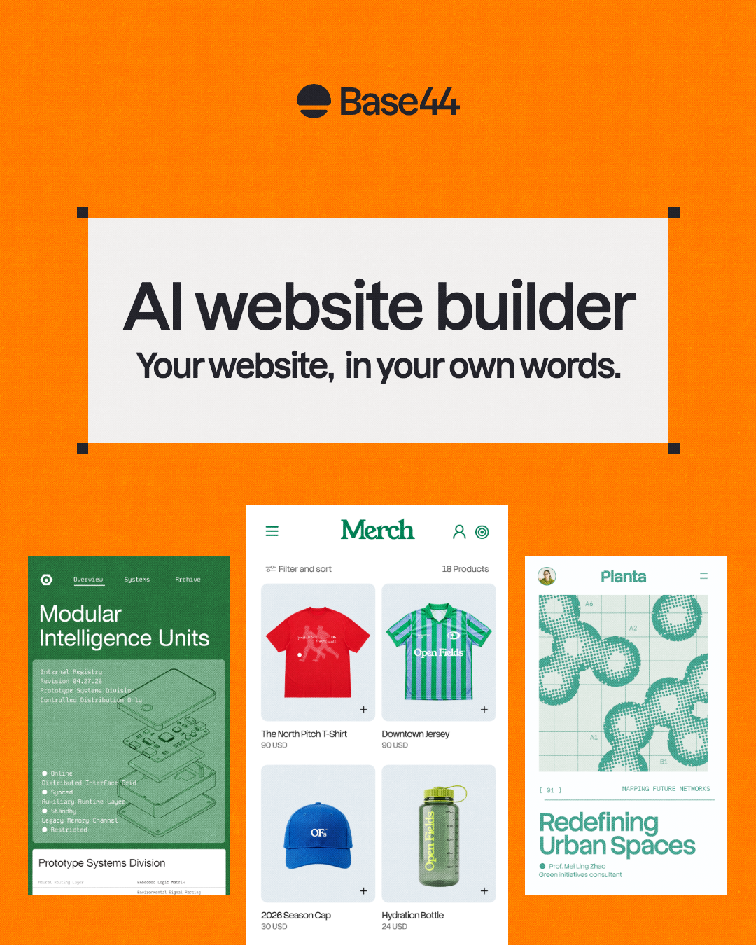 Base44 Facebook ad