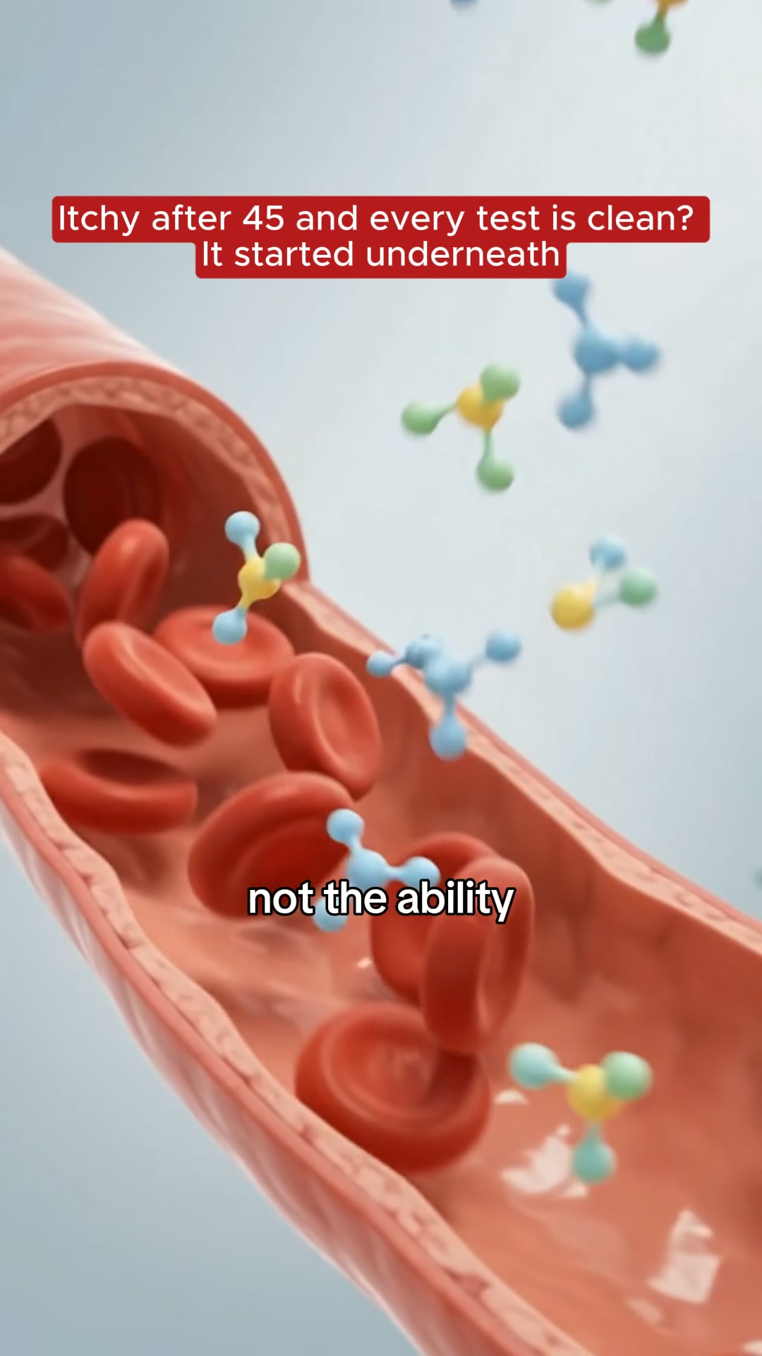 Bloom & Bond Facebook ad: Itchy Ears, Shins, Scalp? It's Not Aging.