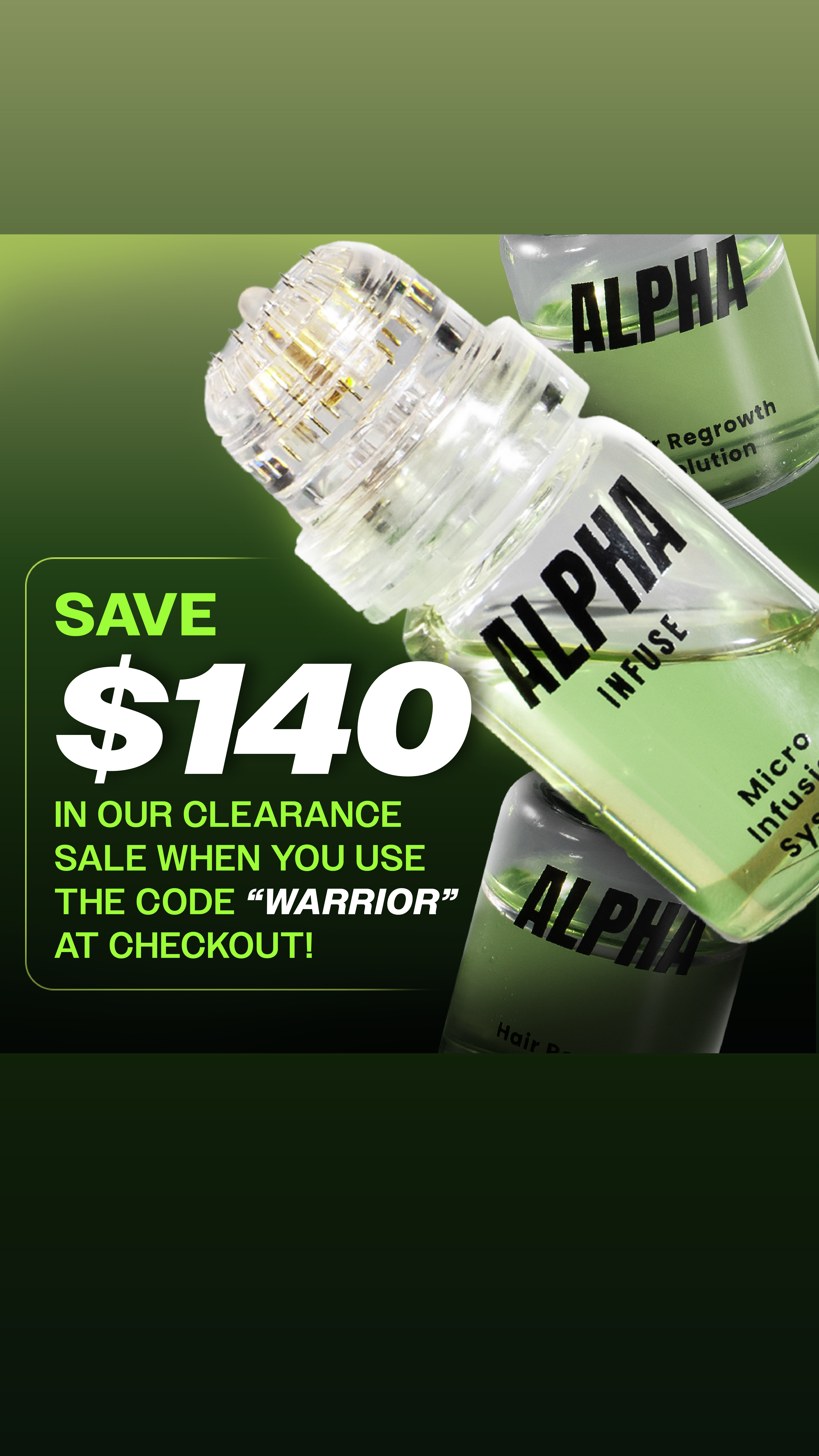 AlphaInfuse Facebook ad