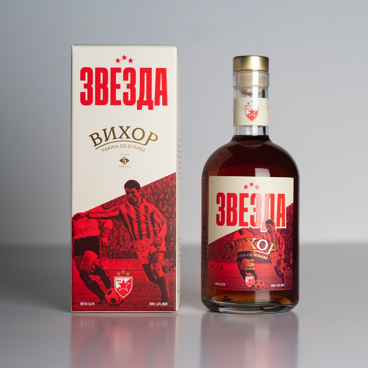 Rakija Ognjena Facebook ad: Zvezda x Ognjena, kolaboracija za pamćenje!