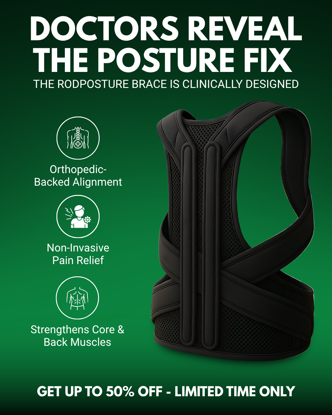 Medira Facebook ad: Best Posture Support 2025!