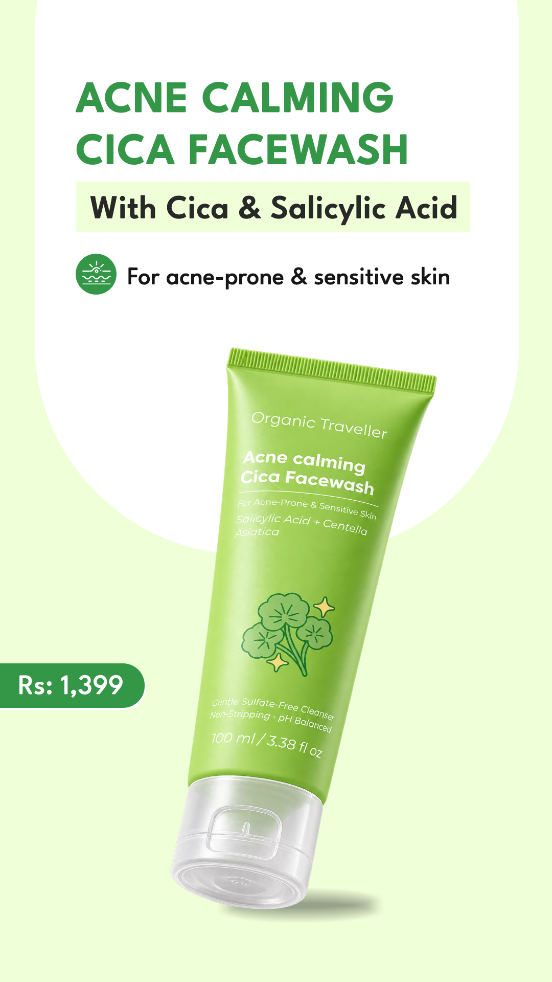 Organic Traveller - Skincare Facebook ad