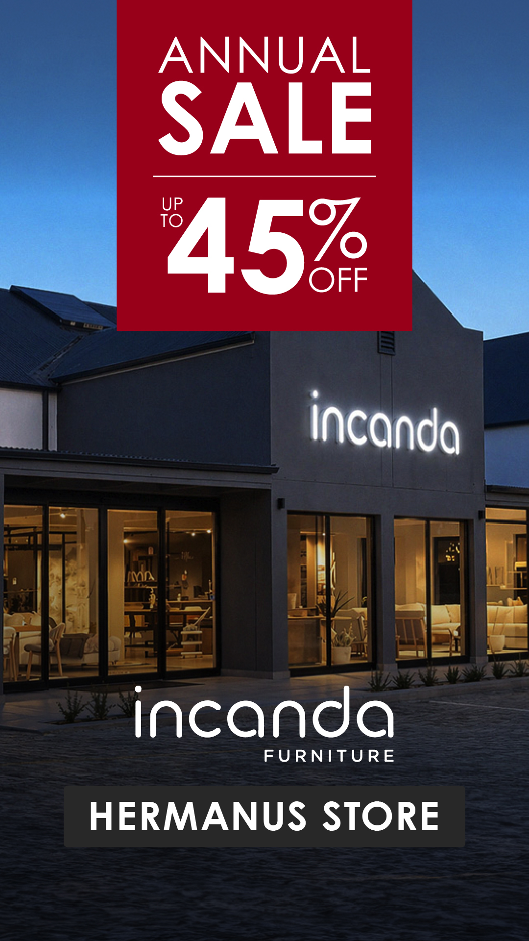 Incanda Furniture Facebook ad