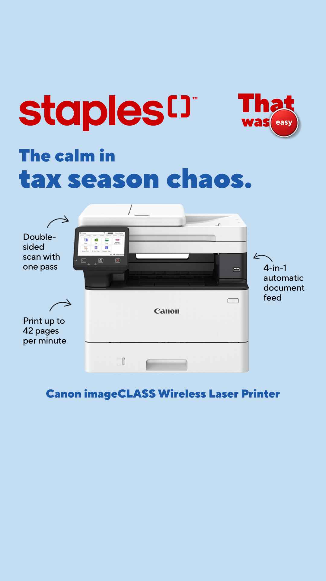 Staples Canada Facebook ad