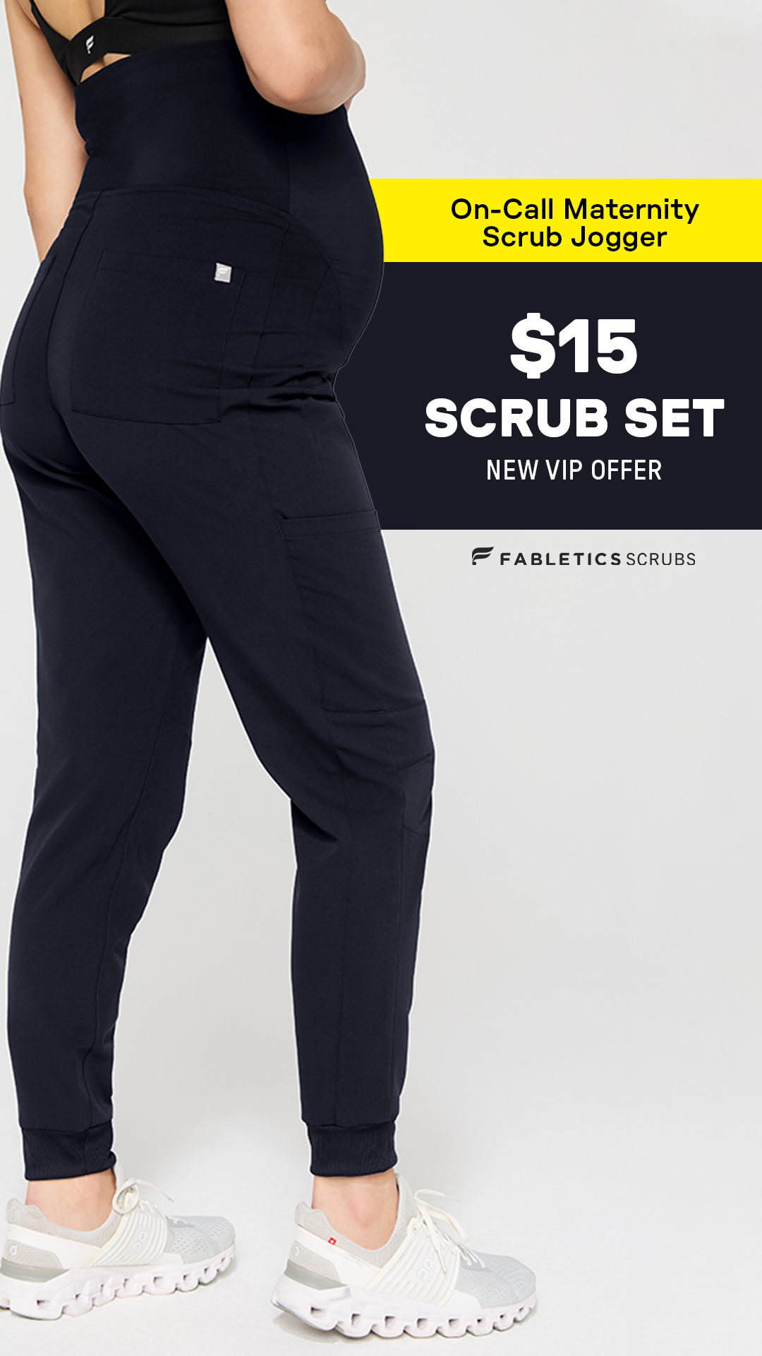 Fabletics Scrubs Facebook ad