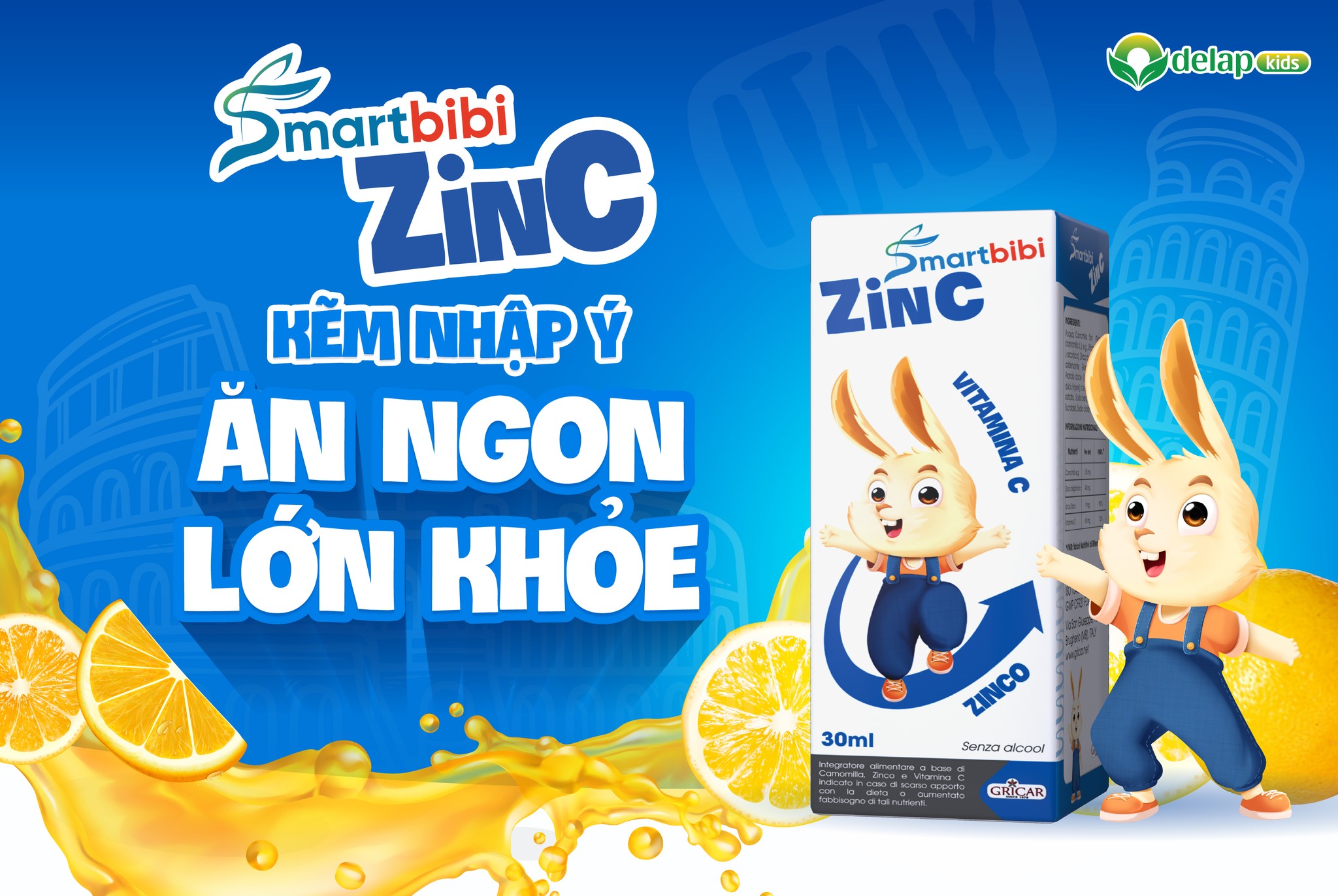 Smartbibi Zinc - Bổ sung kẽm hữu cơ cho bé yêu Facebook ad