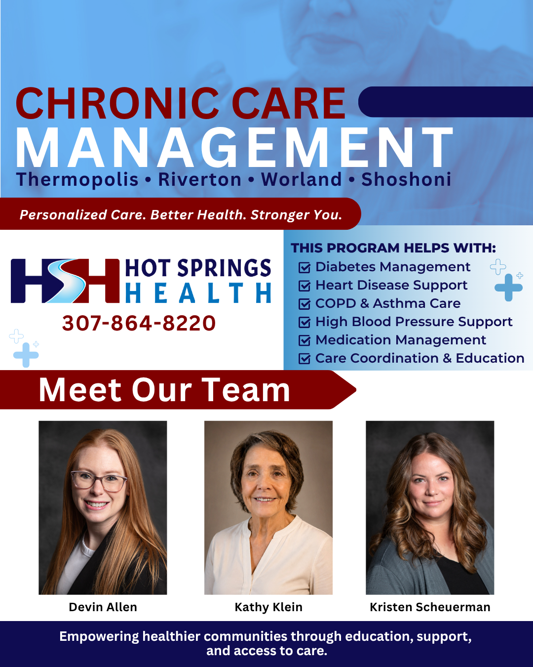 Hot Springs Health Facebook ad: Navigating a Chronic Condition? You Don't Have to Do It…