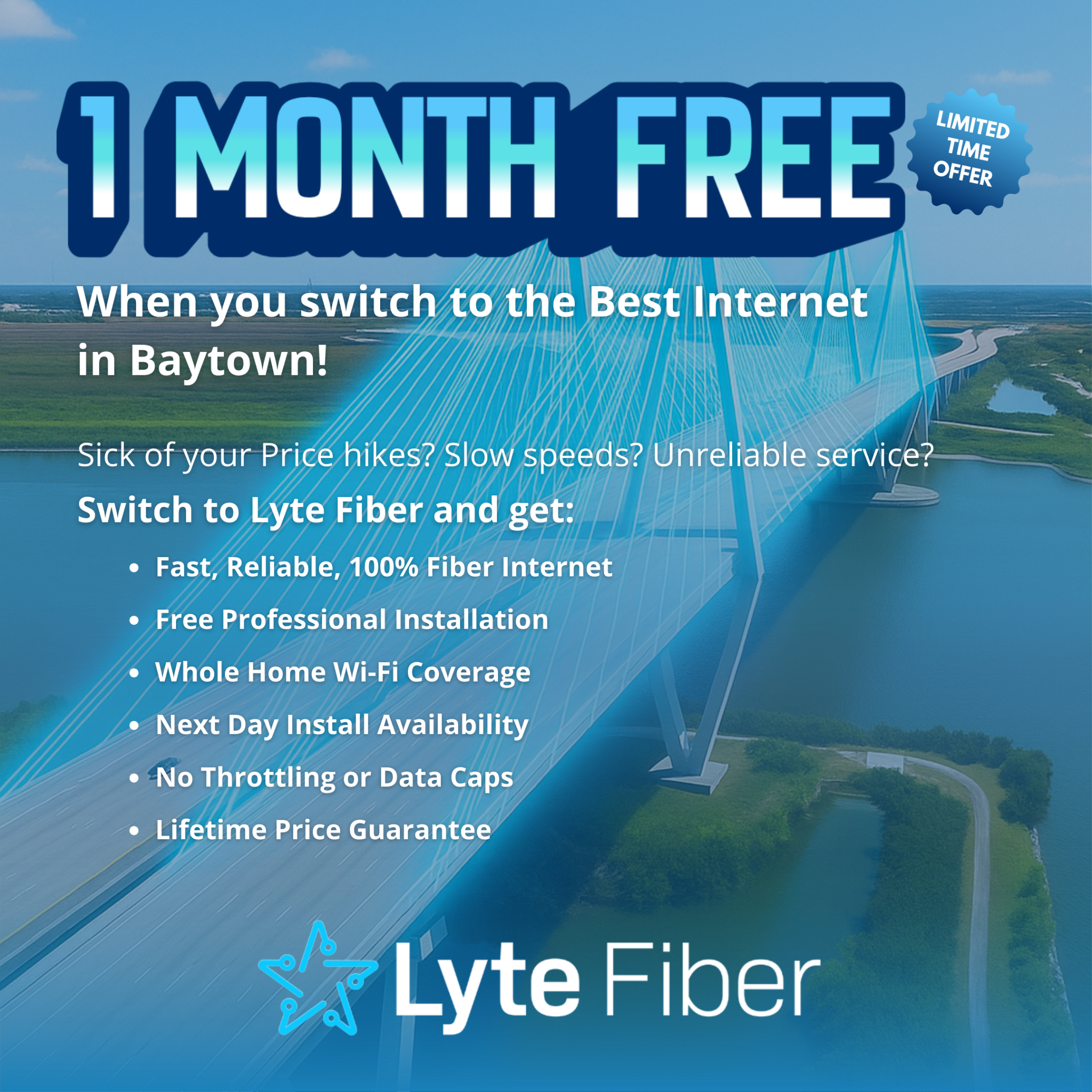 Lyte Fiber Facebook ad from Jun 15, 2026