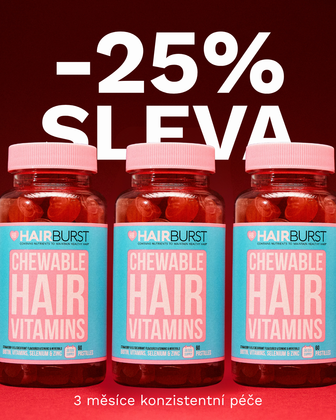 Hairburst Czech Republic Facebook ad
