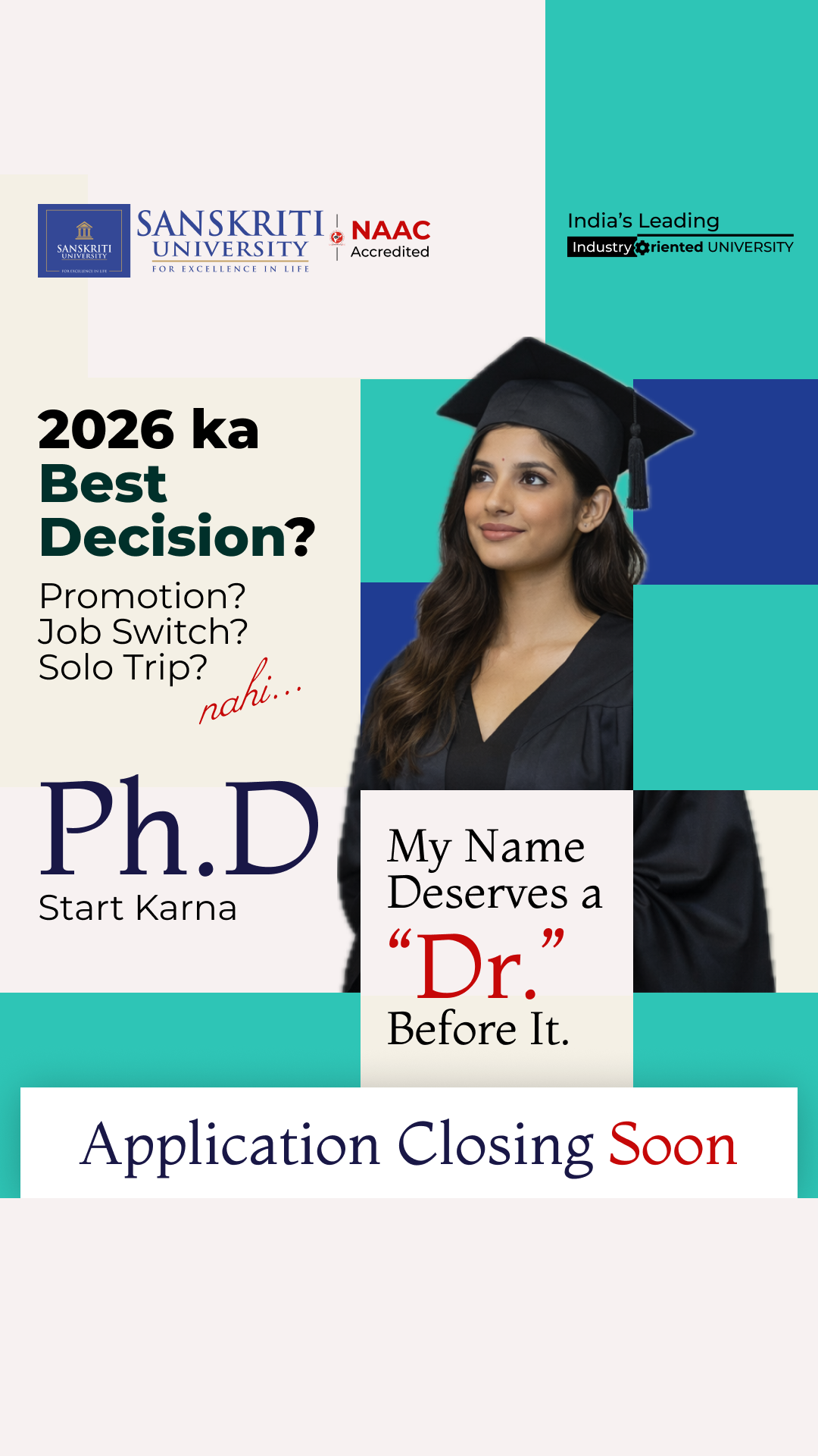 Sanskriti University Facebook ad