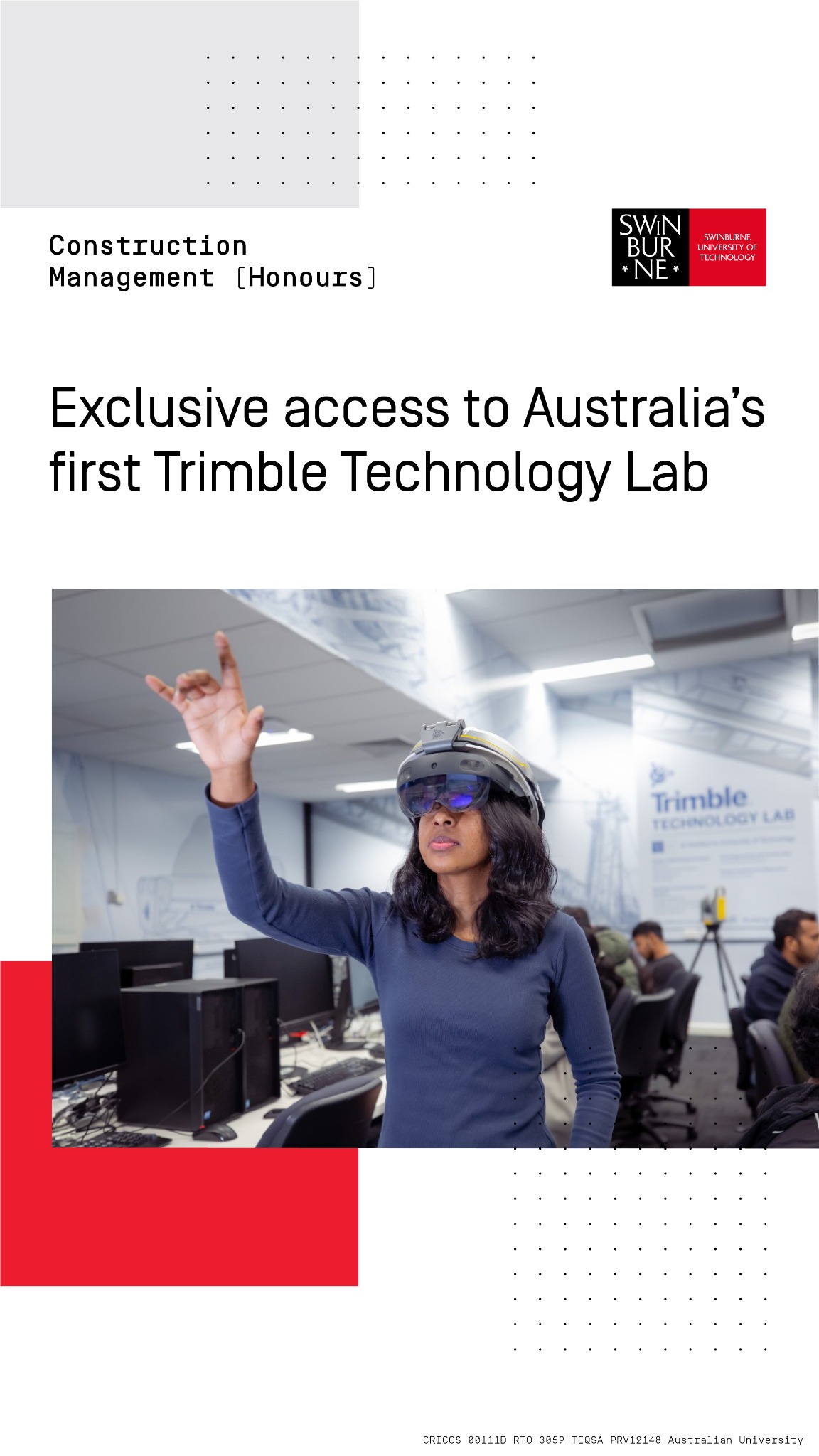 Swinburne University of Technology Facebook ad