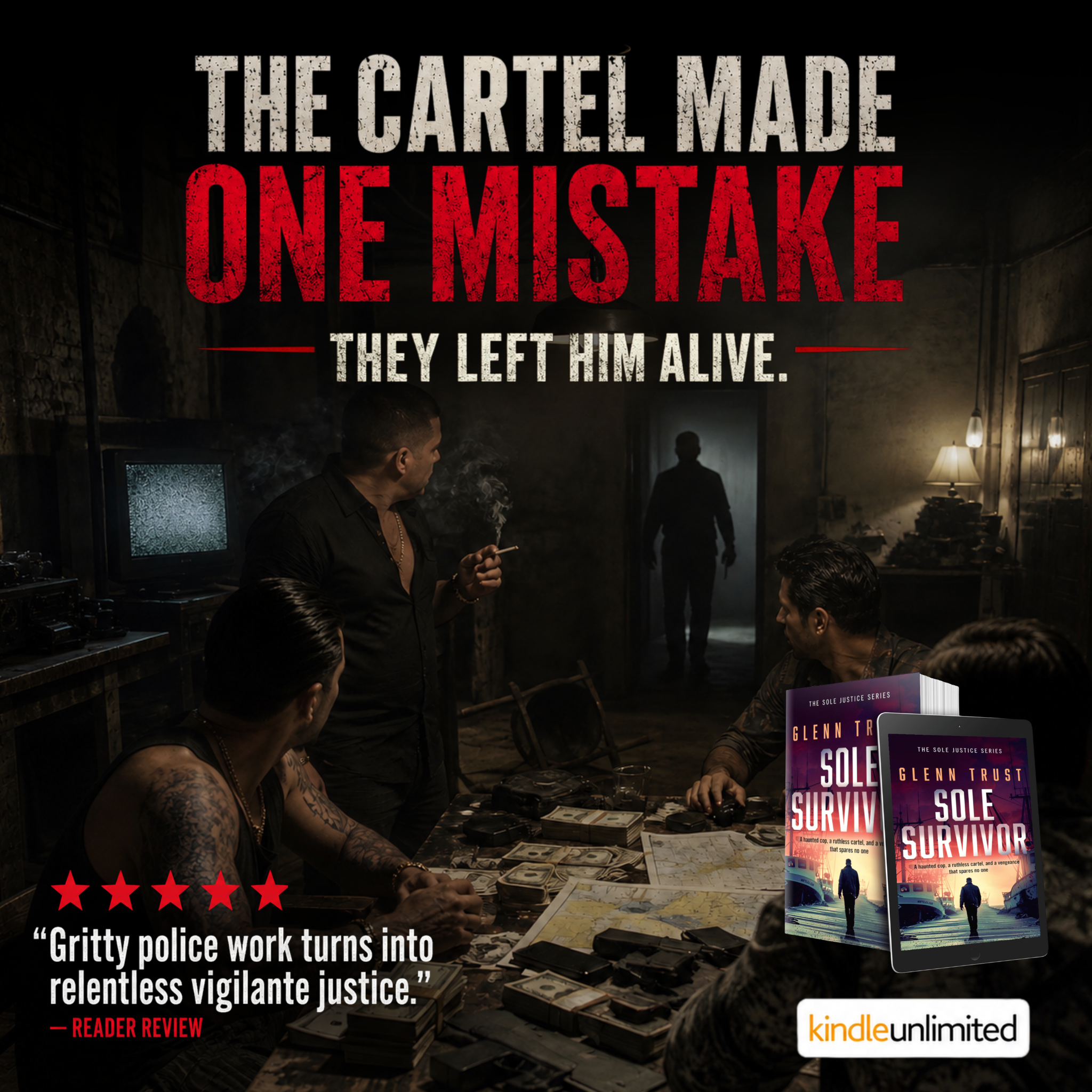 Vinci Crime Thrillers Facebook ad