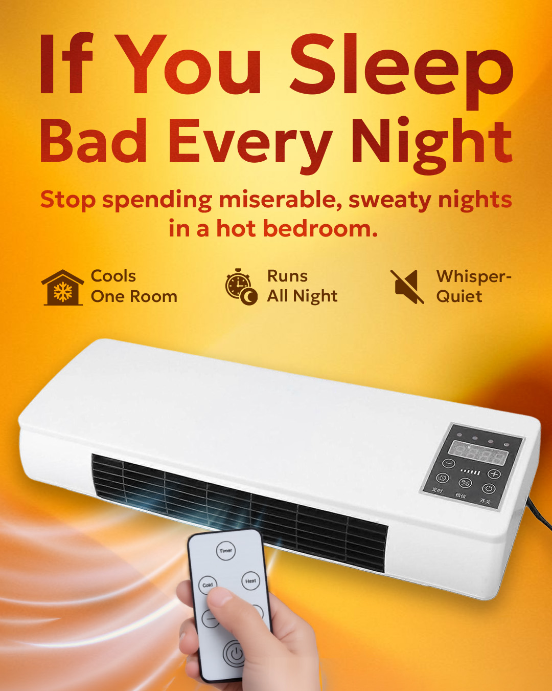 EpiCooler - Portable AC Cooler Facebook ad: Relax Stay cool