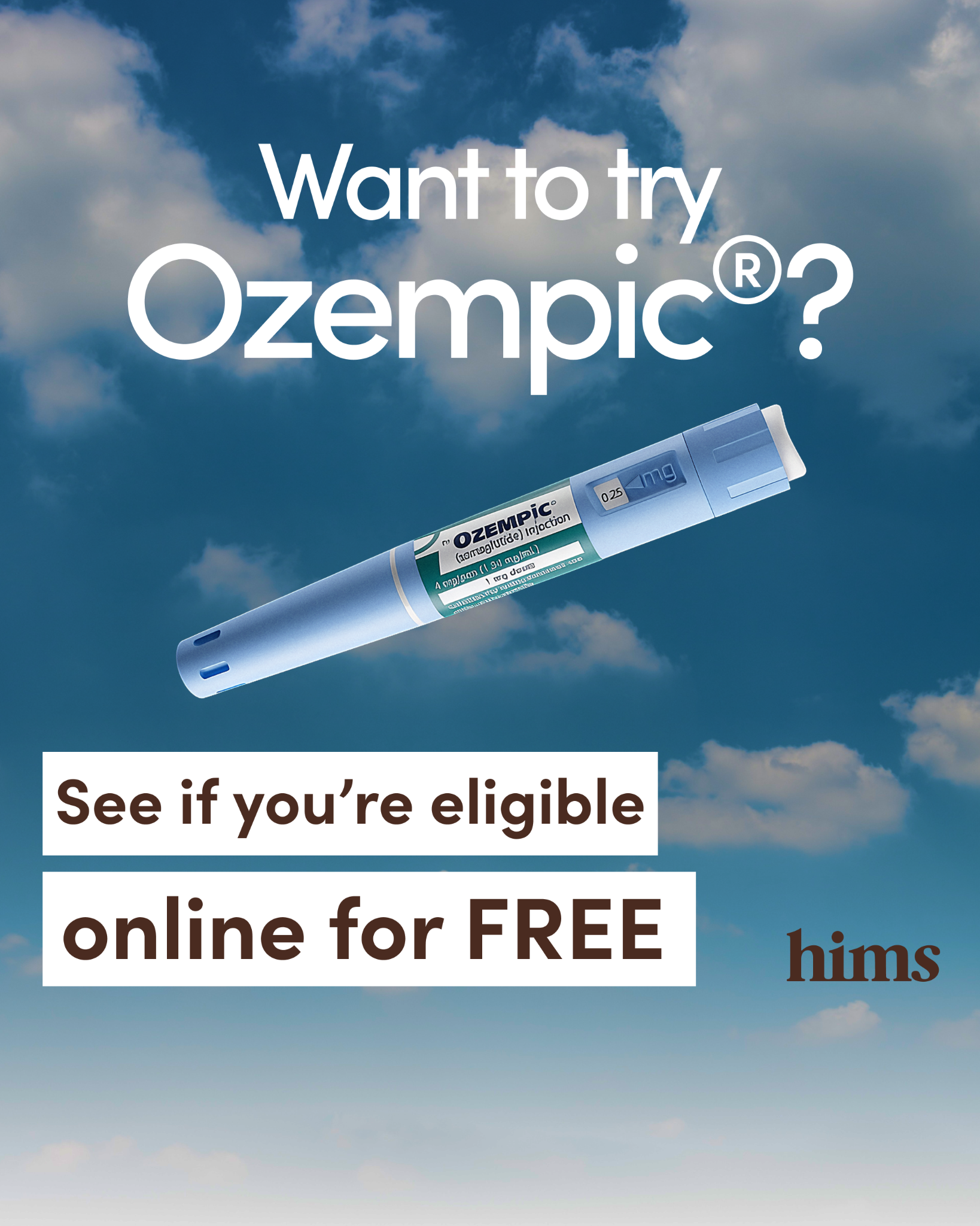 hims Facebook ad