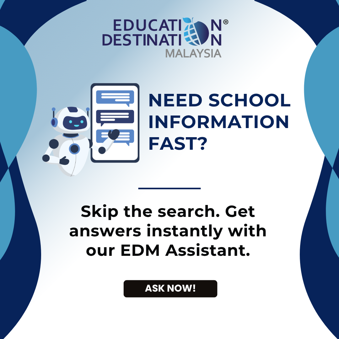 Education Destination Malaysia Facebook ad: Find The Best International Schools In Malaysia