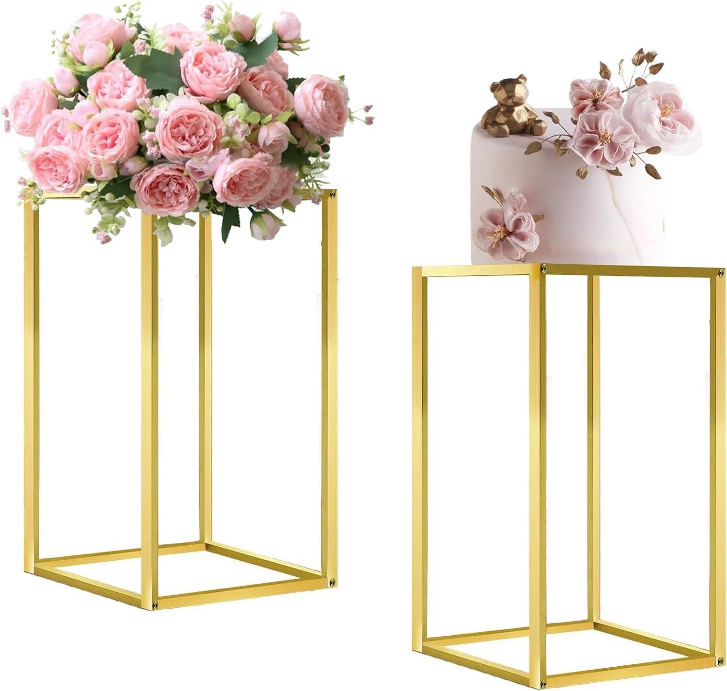 Colleen Stuver Christensen Facebook ad: Gold Cylinder Stands- 2 Pieces