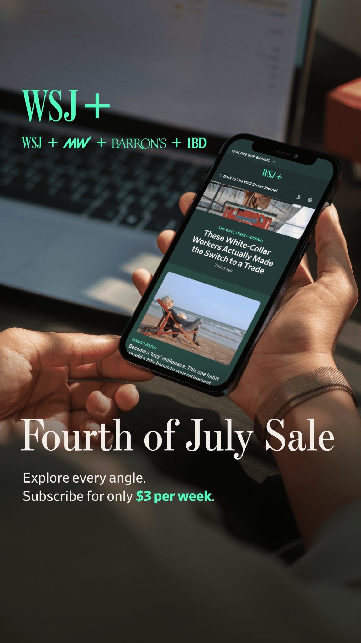 The Wall Street Journal Facebook ad