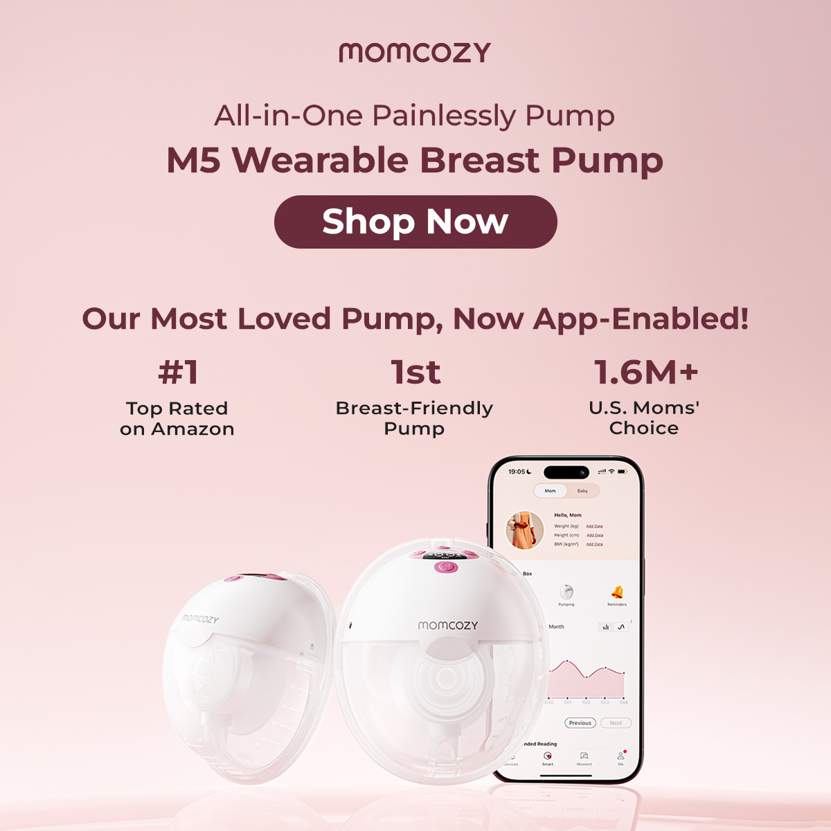 Momcozy Facebook ad