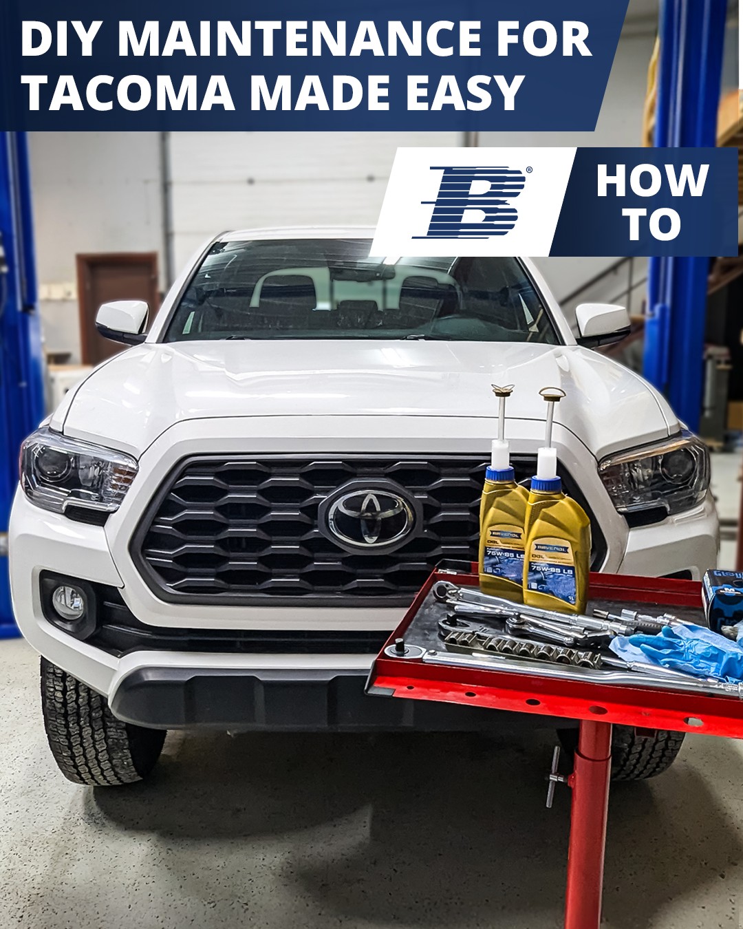 Blauparts Facebook ad: DIY Tacoma Maintenance Made Easy