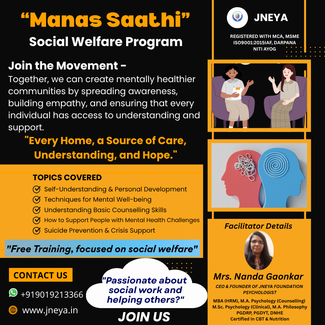 Jneya Foundation Facebook ad: Chat with us