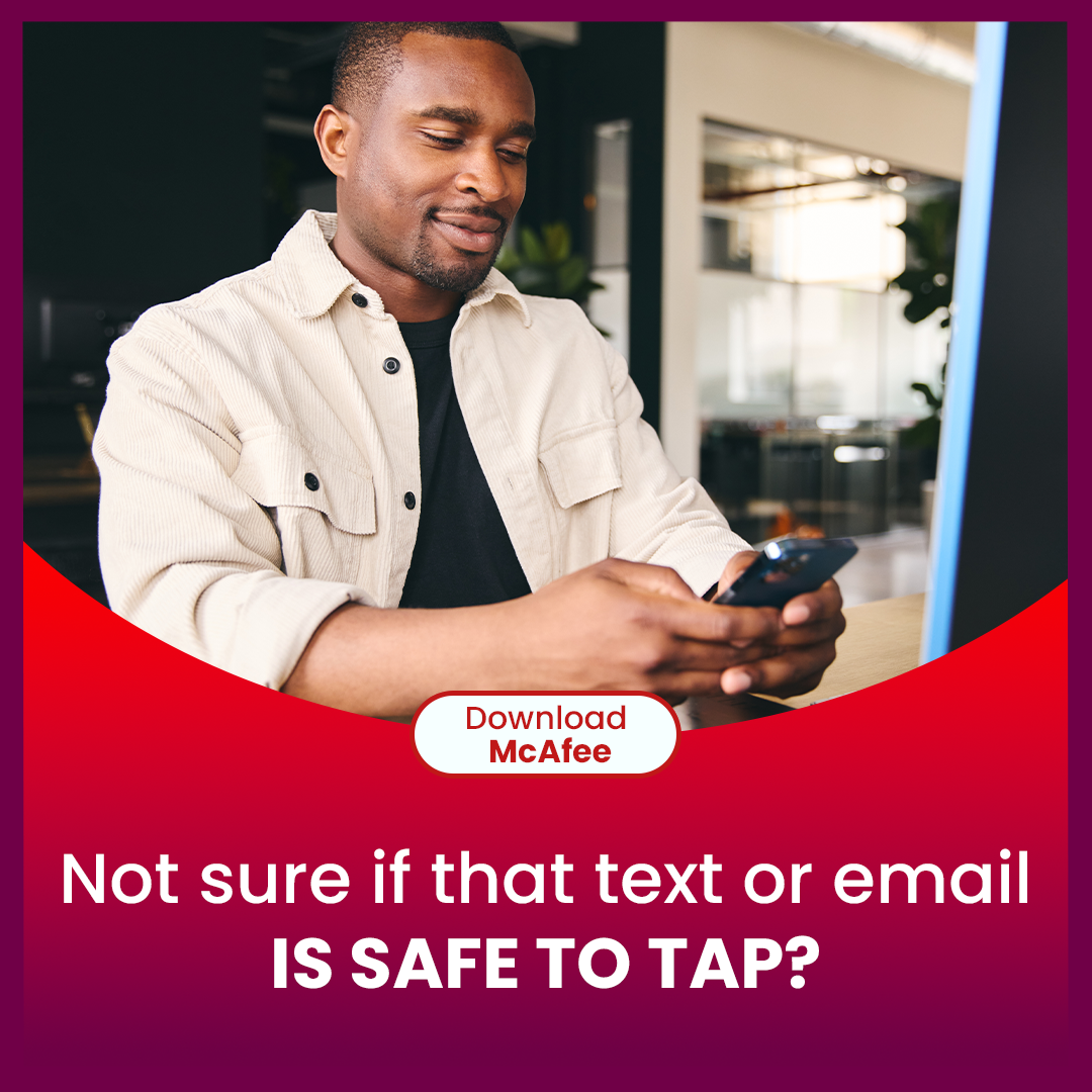 McAfee Facebook ad