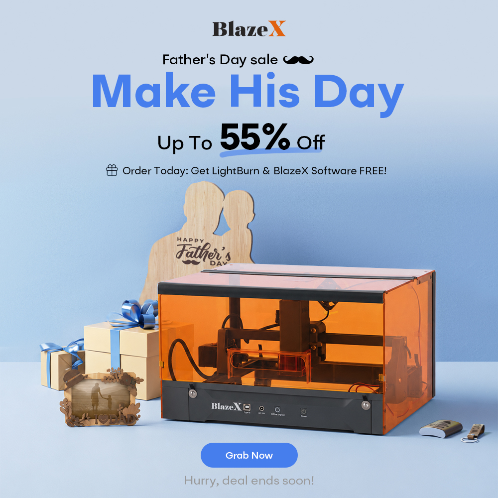 BlazeX Laser Facebook ad