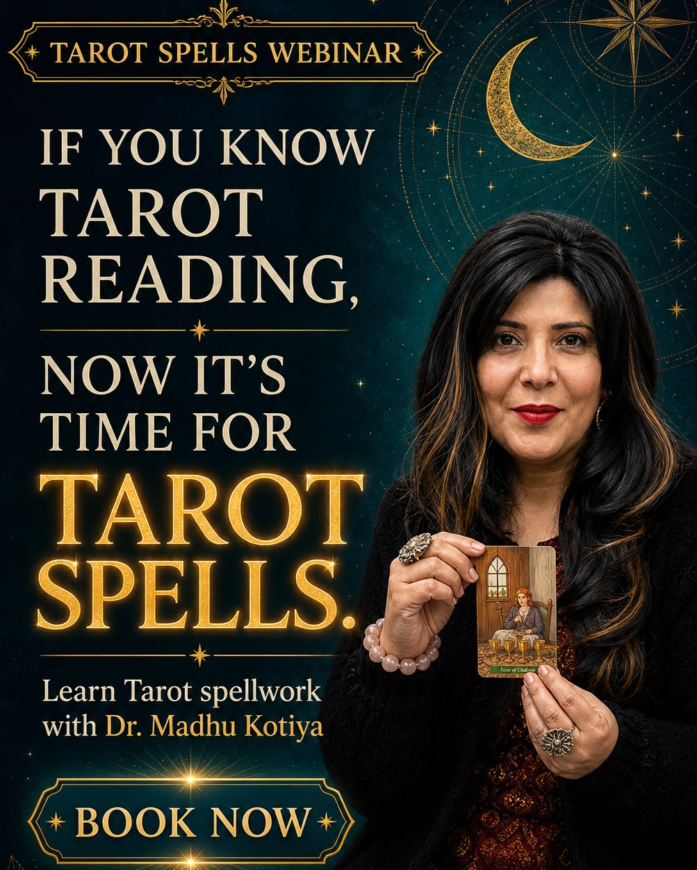 Madhu Kotiyaa Shezaim Facebook ad: Tarot Spells Webinar | Rs. 333