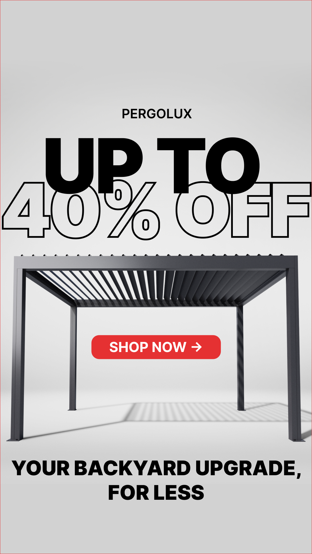 pergolux.au Facebook ad