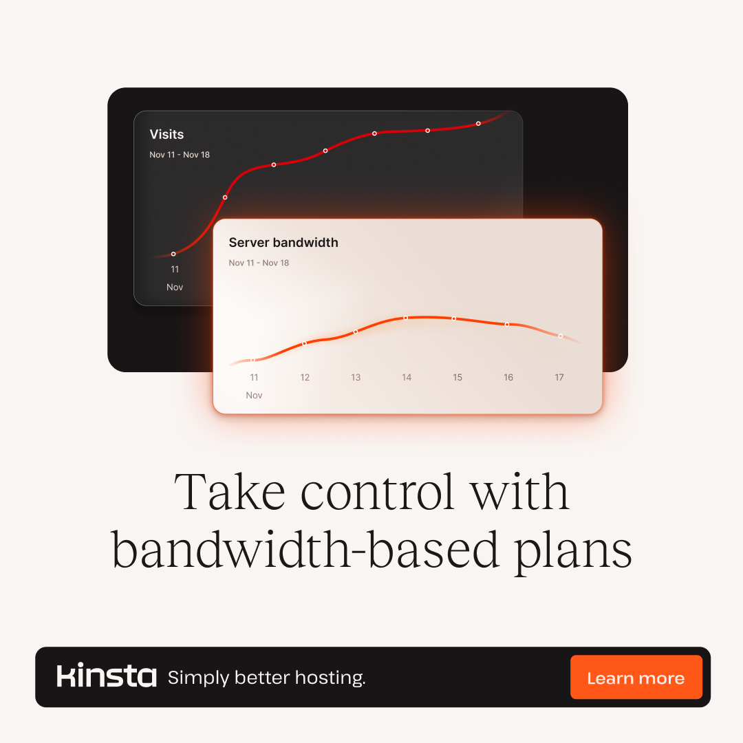 Kinsta Facebook ad