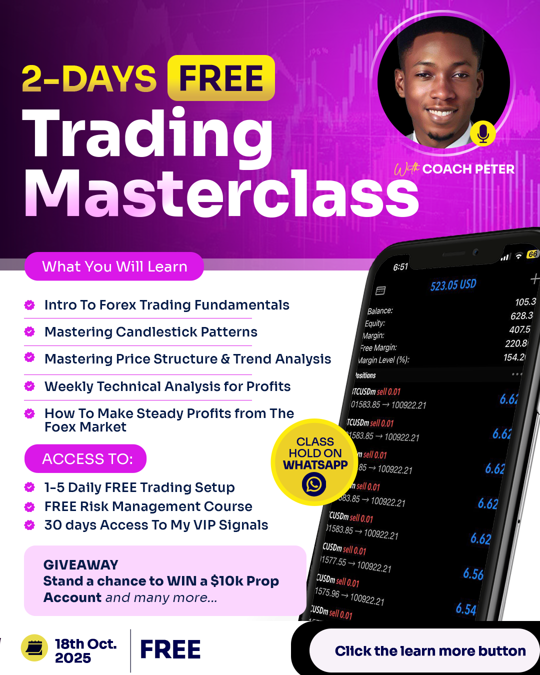 Mr Nelson Forex Academy Facebook ad