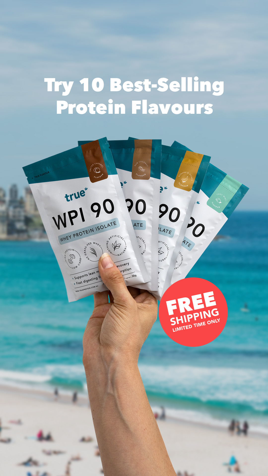 True Protein Facebook ad