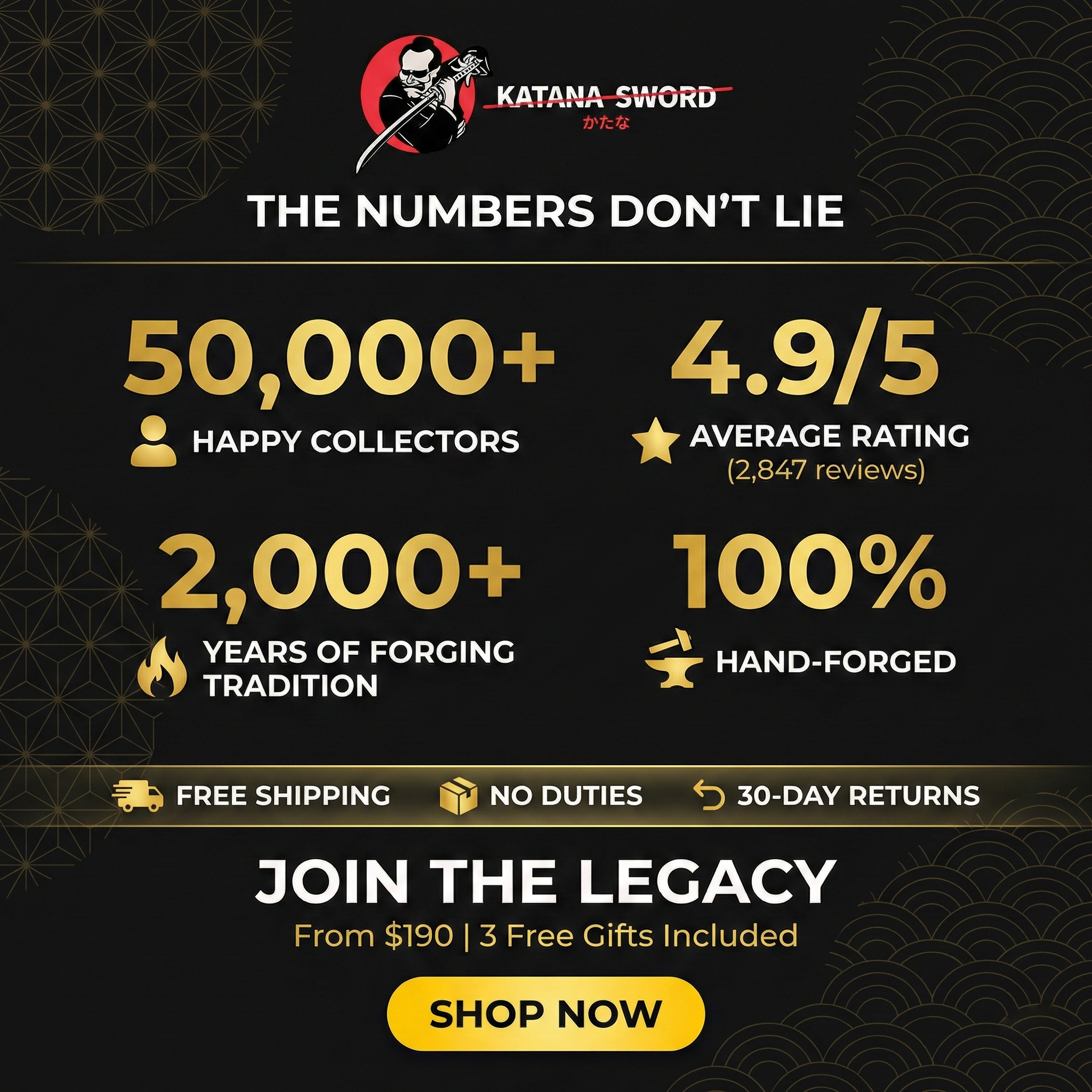 Katana Sword Facebook ad