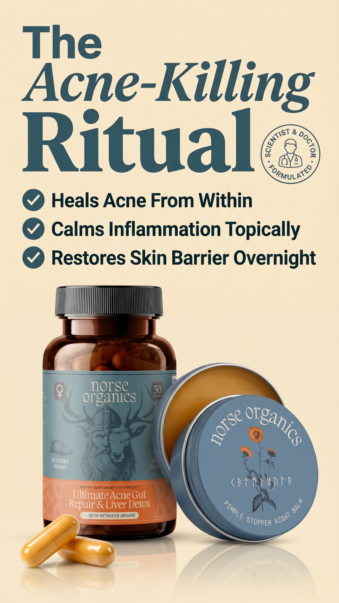 Norse Organics Facebook ad