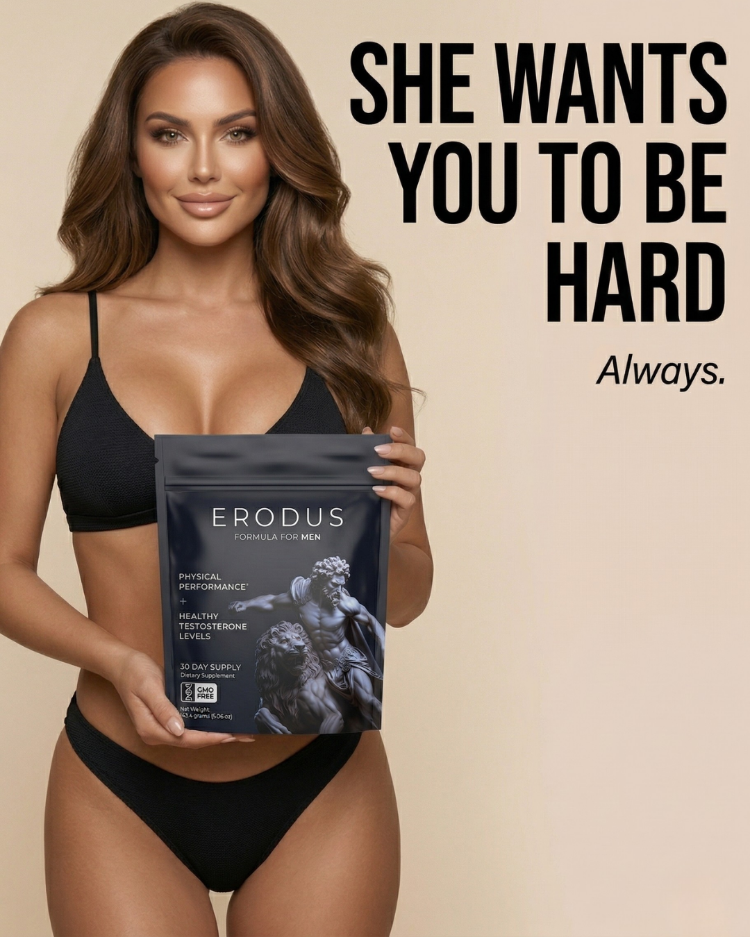 Erodus Formula For Men Facebook ad