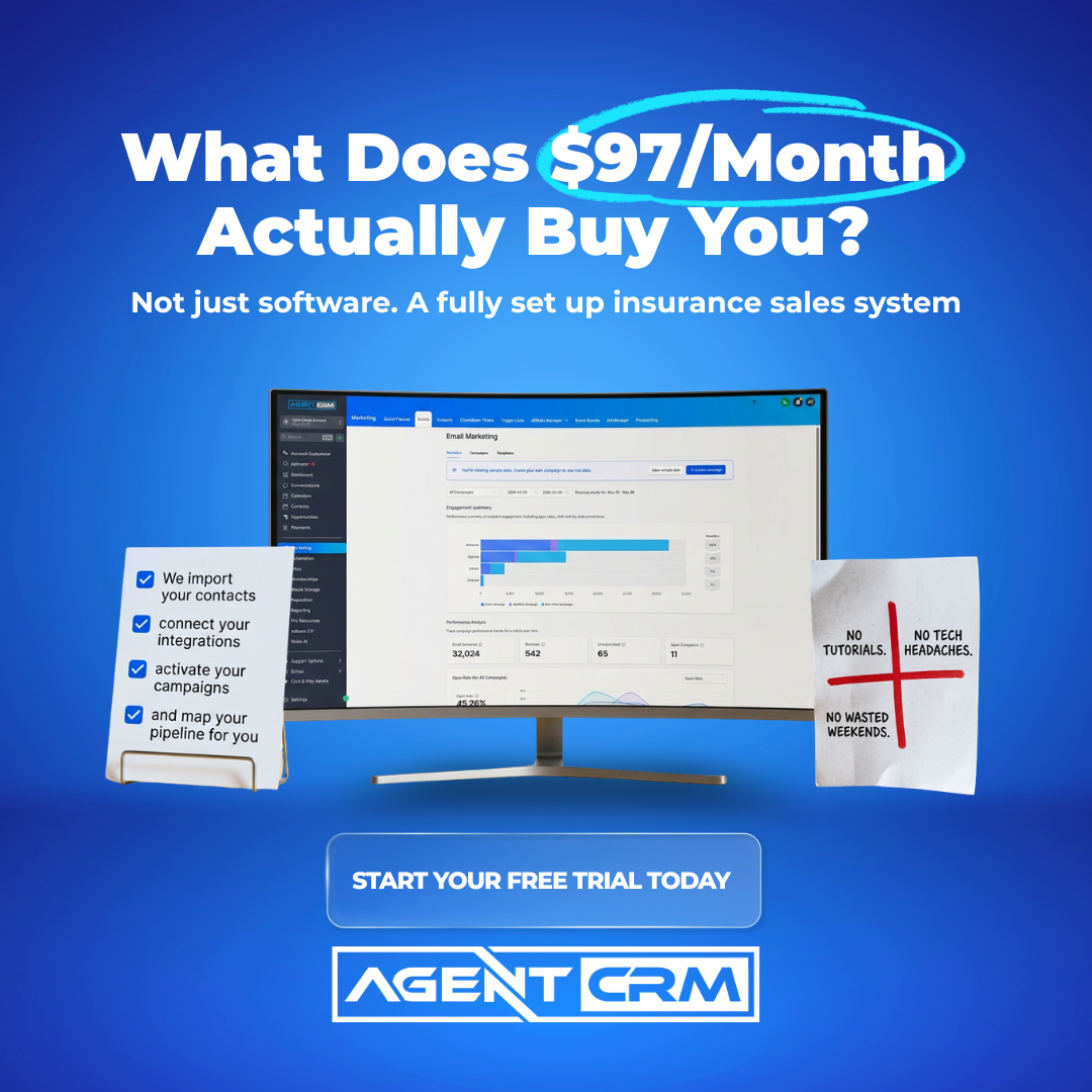 Agent CRM: AI-Powered Sales+Marketing Software Facebook ad