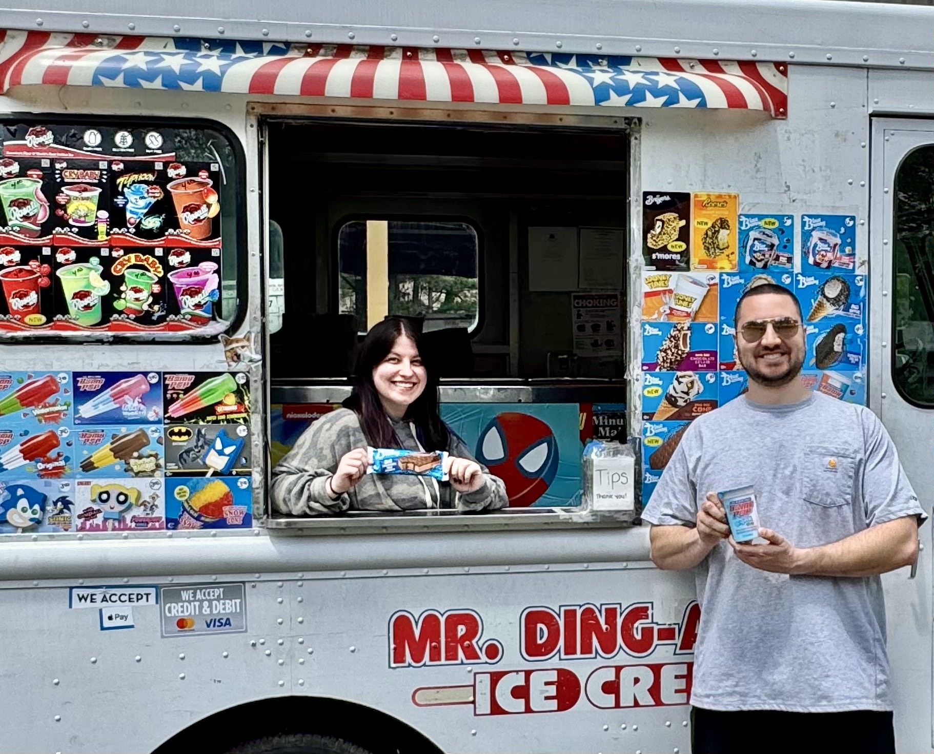 Mr. Ding-A-Ling Ice Cream Facebook ad: Ice Cream Truck For Any Occasion