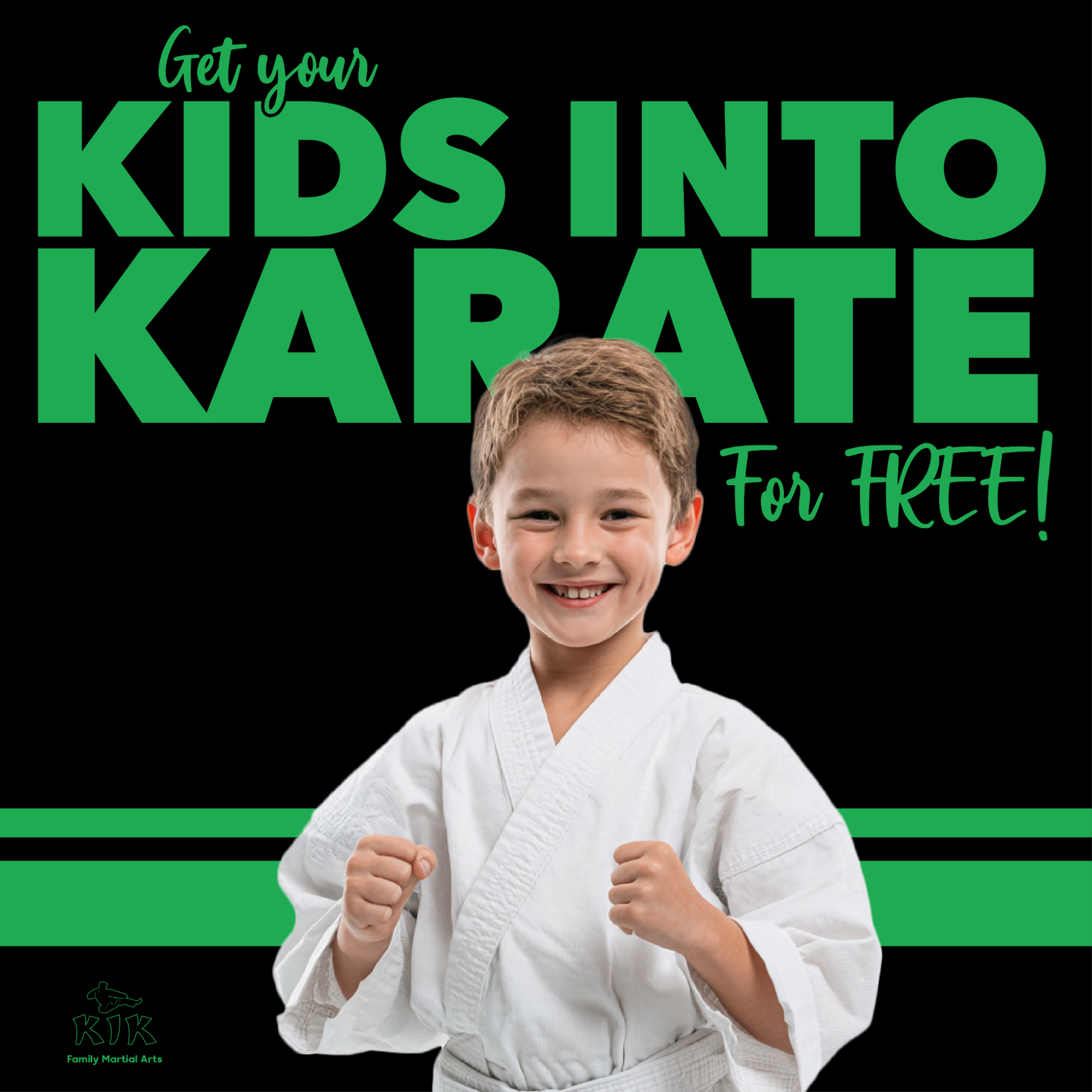 KIK - Family Martial Arts Facebook ad from May 12, 2026