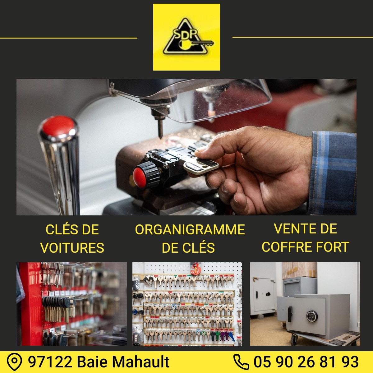SDP (Serrurerie Dépannage Protection) Facebook ad: SDP-Serrurerie Dépannage Protection Baie Mahault…