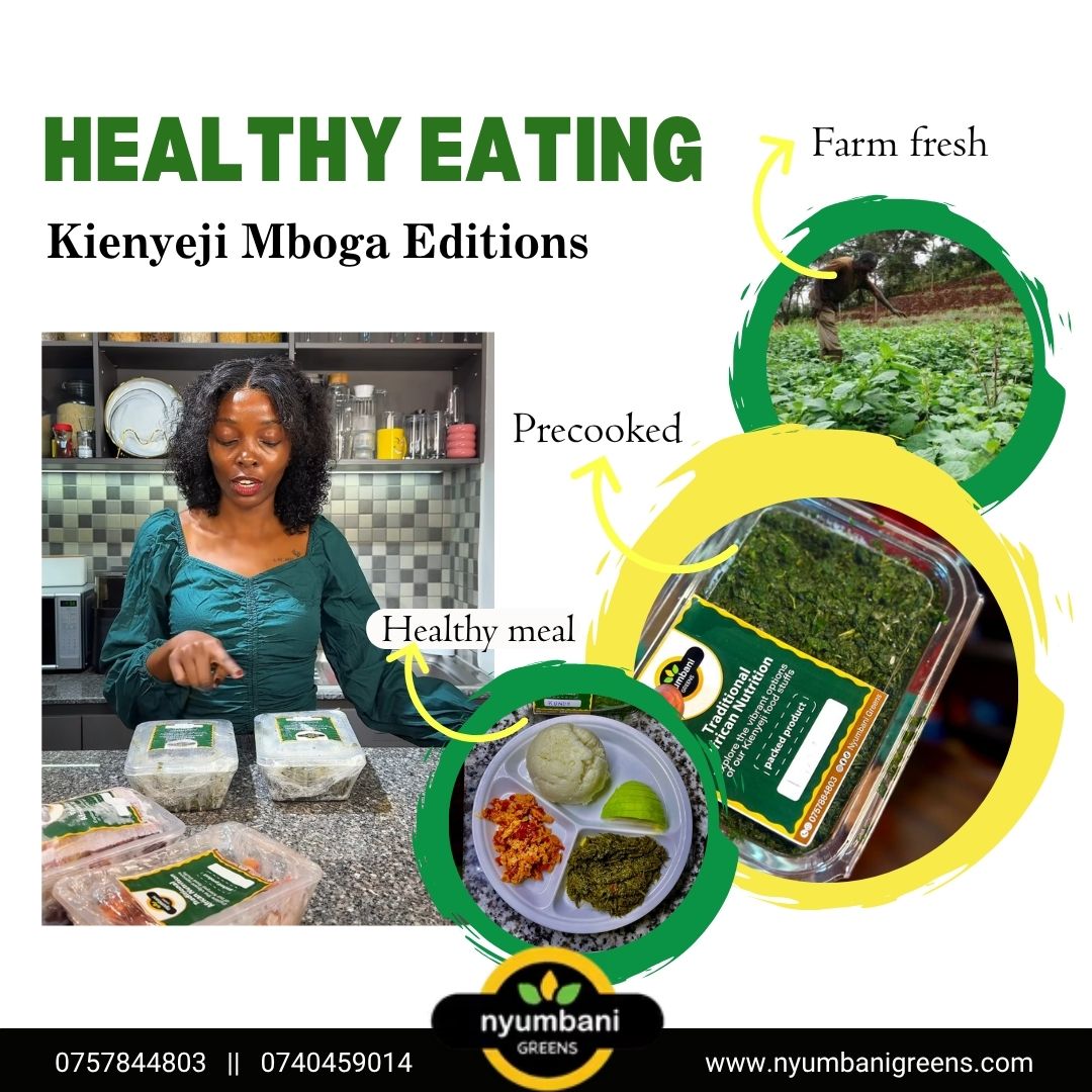 Nyumbani Greens Facebook ad: Fuel your body the natural way