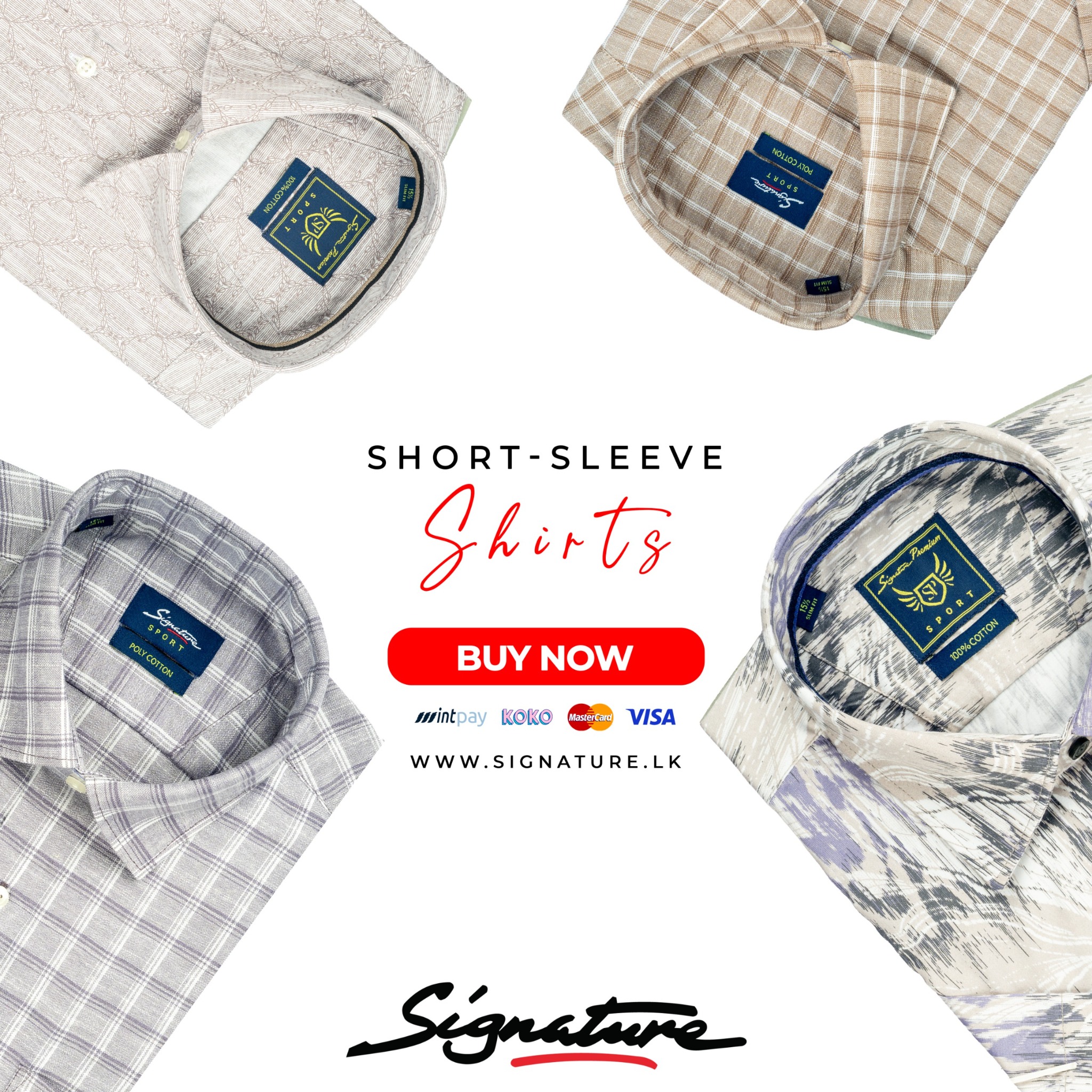 Signature Clothing Facebook ad: Upgrade Your Style