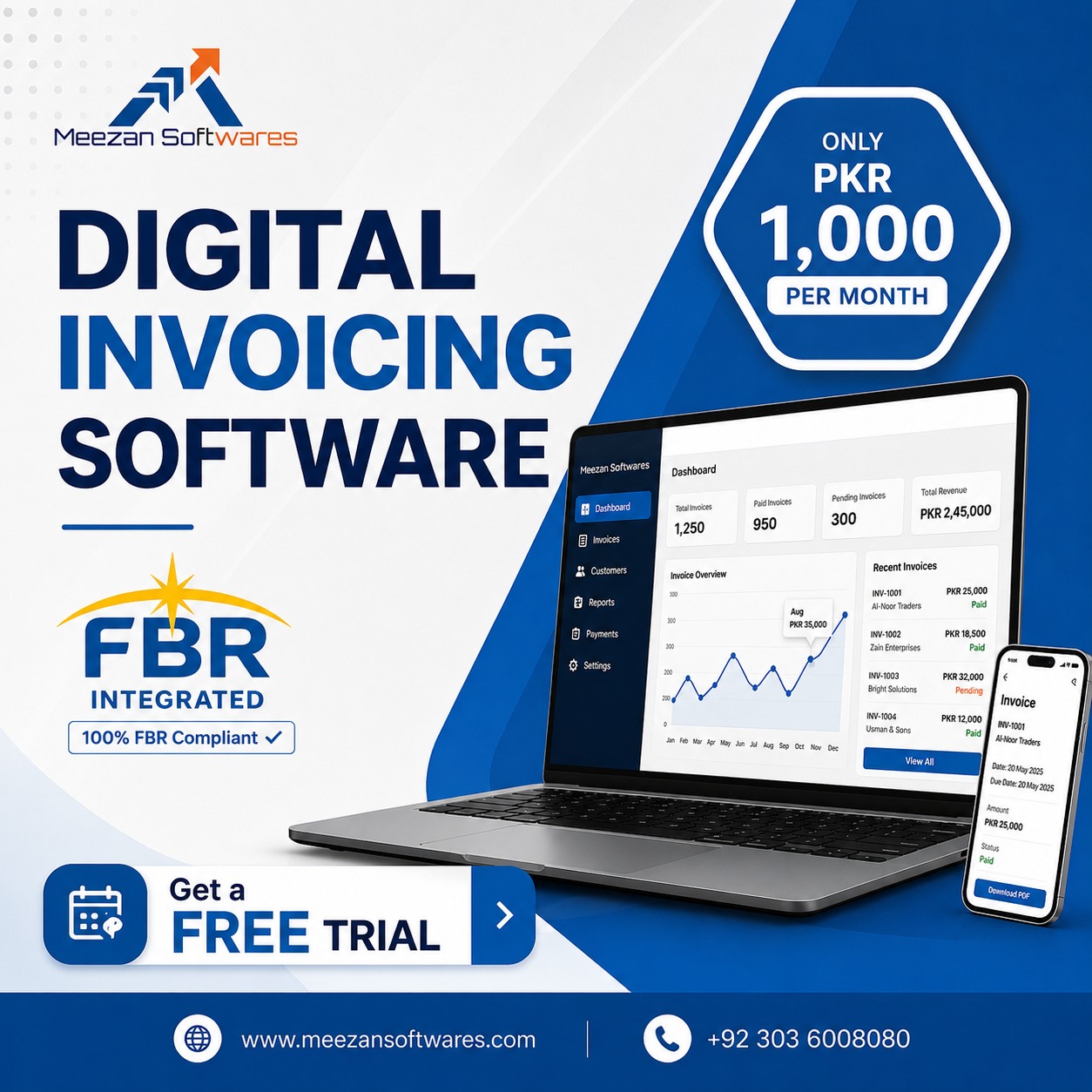 Meezan Softwares Facebook ad