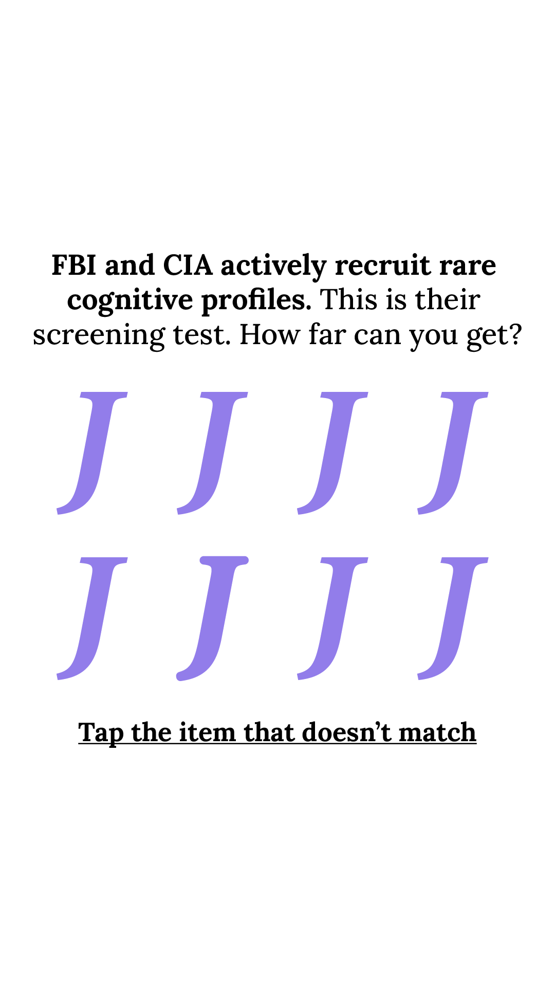 Brain Health Check Facebook ad